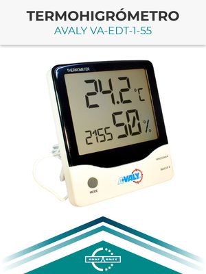 Termohigrómetro Digital Avaly