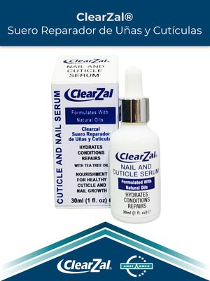 ClearZal® Suero Reparador de Uñas y Cutículas