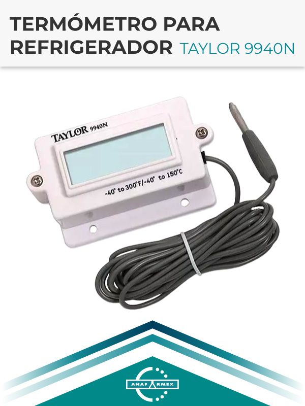 Termómetro Digital para Refrigerador o Congelador Termómetro Digital para Refrigerador o Congelador