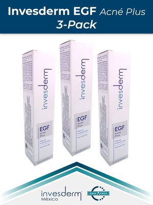 Invesderm EGF Acné Plus 3-Pack Invesderm EGF Acné Plus 3-Pack