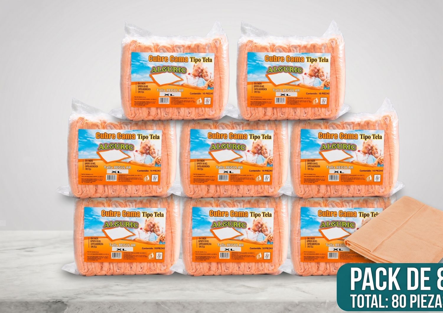 8Pack Cubre Cama Alguric XL