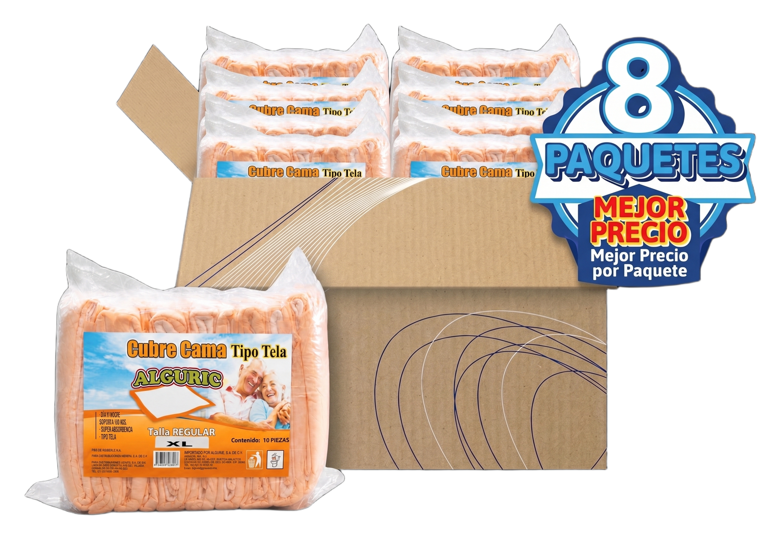 8Pack Cubre Cama Alguric XL 8Pack Cubre Cama Alguric XL