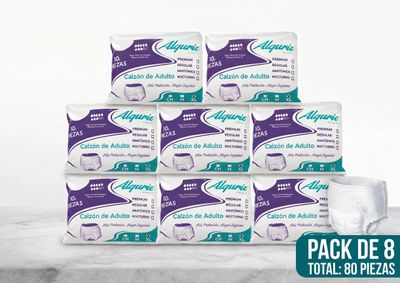 8Pack Calzón de Adulto Alguric XL 8Pack Calzón de Adulto Alguric XL