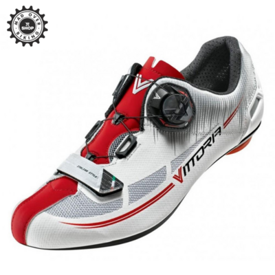 VITTORIA ROAD CYCLING SHOES NYLON SOLE FUSION RED/WHITE-40