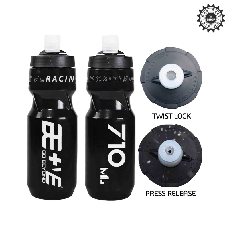 B+VE Cycling Water Bottle 710ML Black