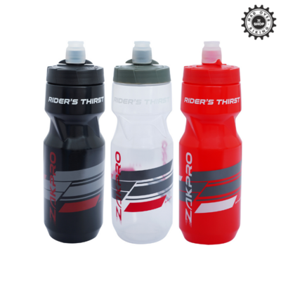 ZAKPRO Rider’s Thrist Cycling Water Bottles (Black Red And White)