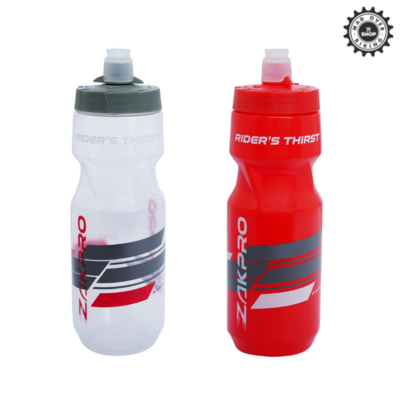 ZAKPRO Rider’s Thrist Cycling Water Bottles (Red And White)