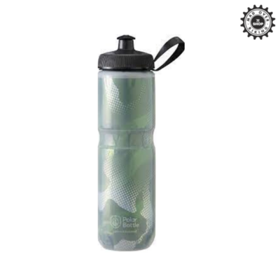 POLAR  Sport Insulated Water Bottle Contender Olive/Silver 24oz (710ml)