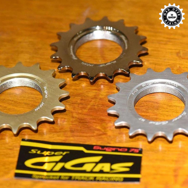 SUGINO TRACK COGS GIGAS ALLOY SILVER 15-T