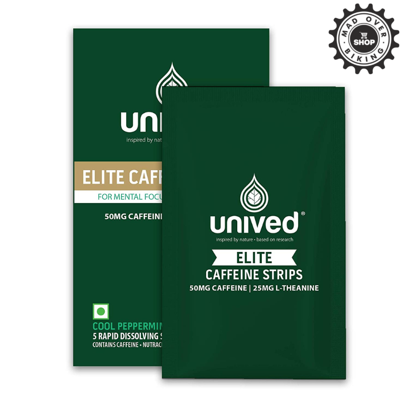 UNIVED ELITE CAFFEINE STRIP - 5 PACKS (25 STRIPS)