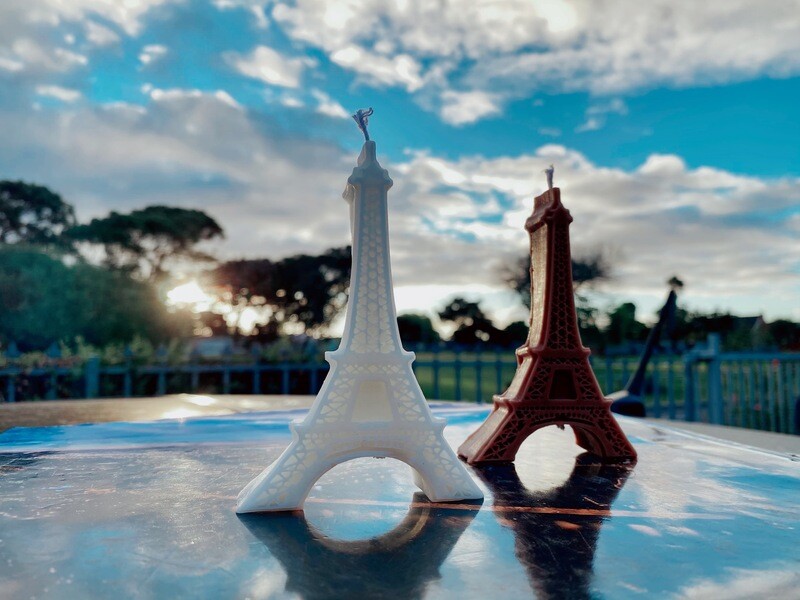 Eiffel Tower Candle