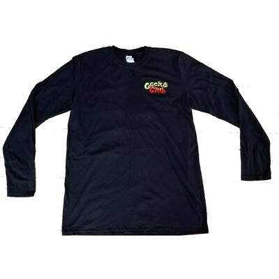Black Long Sleeve Embroidered