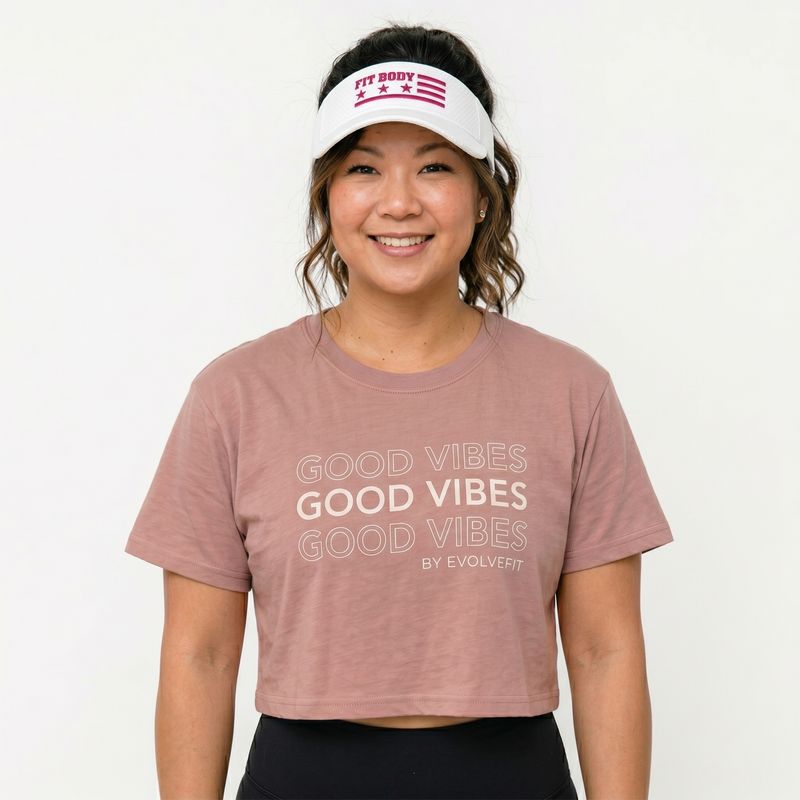 Good Vibes Crop Tee