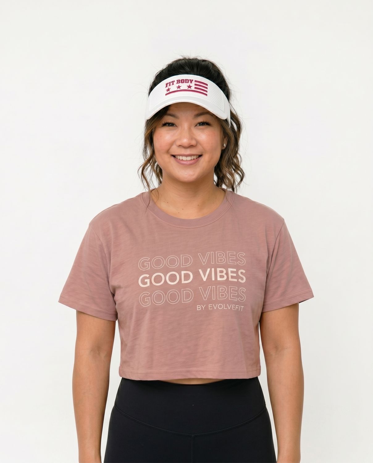 Good Vibes Crop Tee