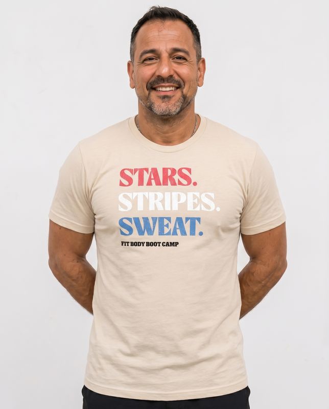 Stars. Stripes. Sweat. - Unisex Crew Tee
