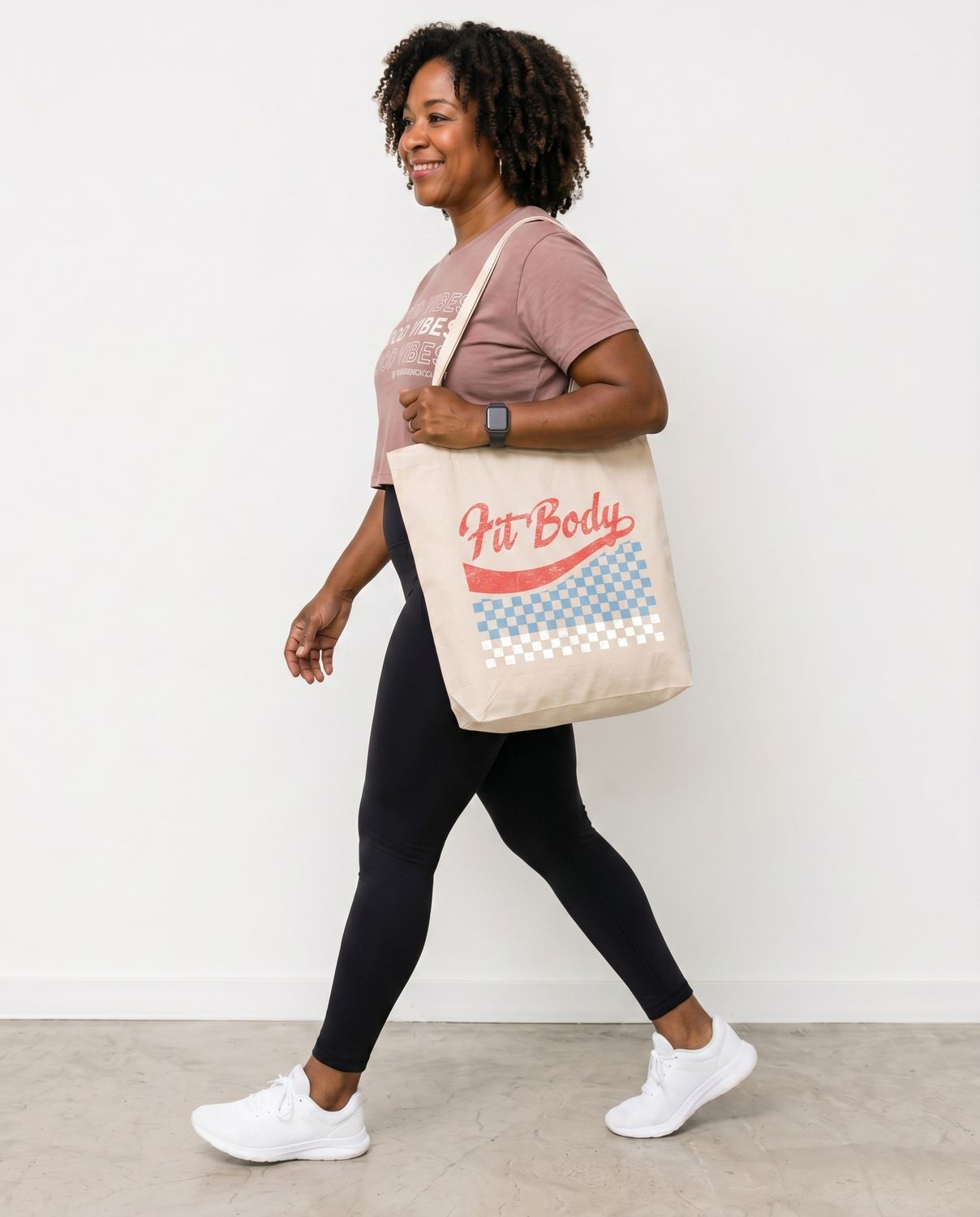 Recycled Canvas Summer Tote Bag