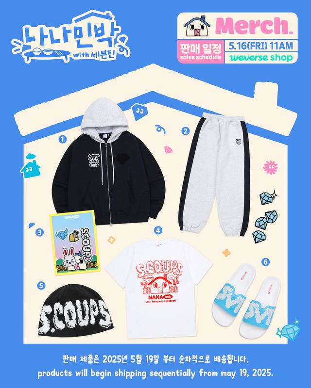 SEVENTEEN NANABNB OFFICIAL MERCH
