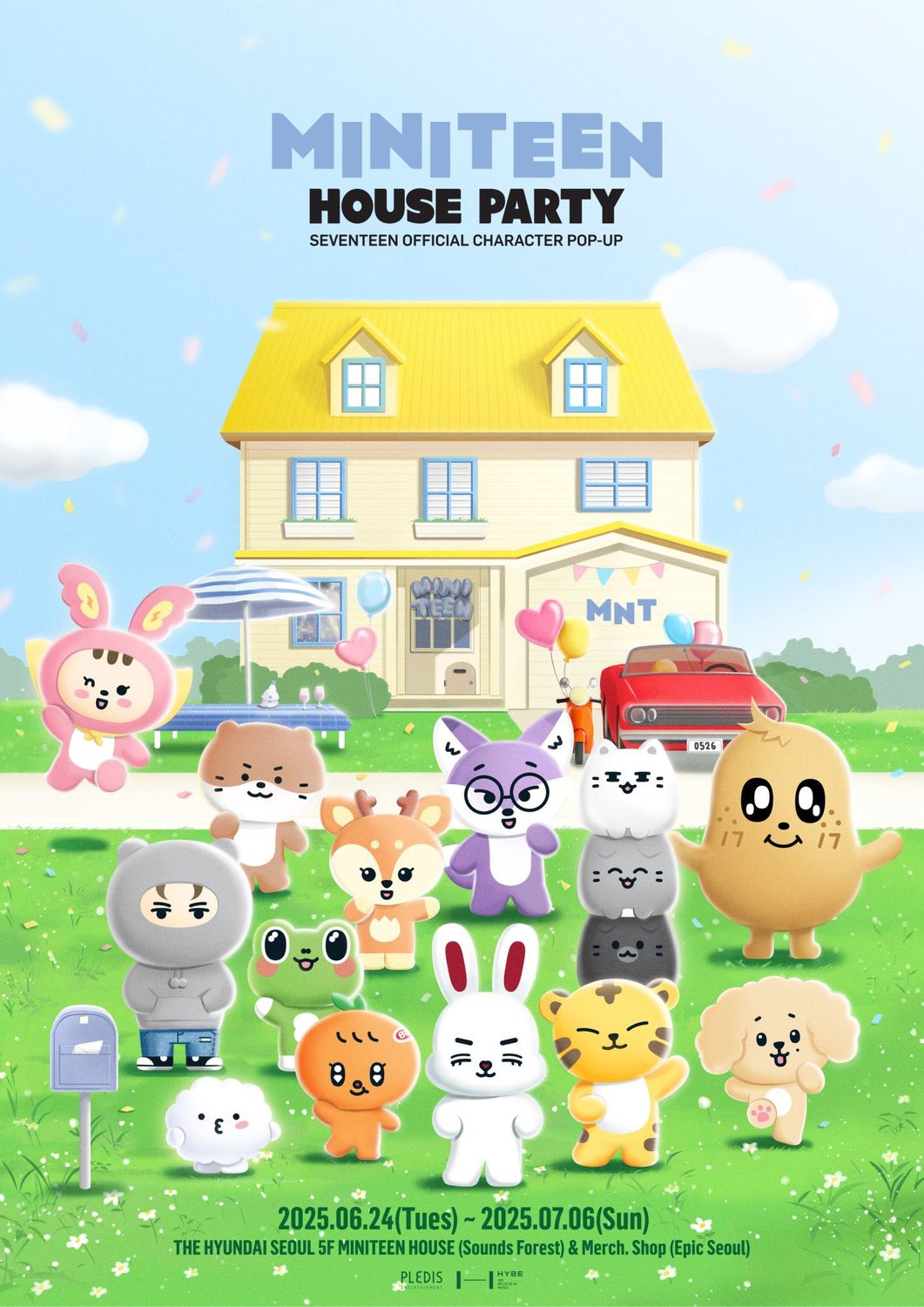 MINITEEN HOUSE PARTY OFFICIAL MERCH
