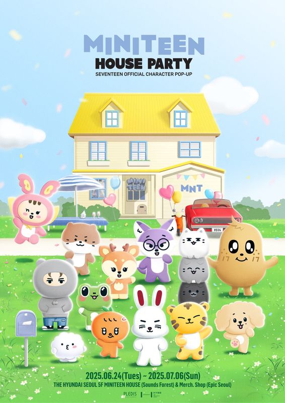 MINITEEN HOUSE PARTY OFFICIAL MERCH