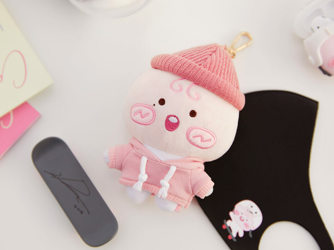[MINI KEYCHAIN_BEANY VER.] APEACH X KANGDANIEL