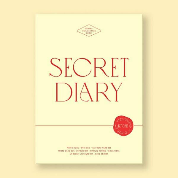[SECRET DIARY] IZ*ONE SPRING COLLECTION + POSTER, OPTION PACKAGE: PHOTOBOOK PACKAGE