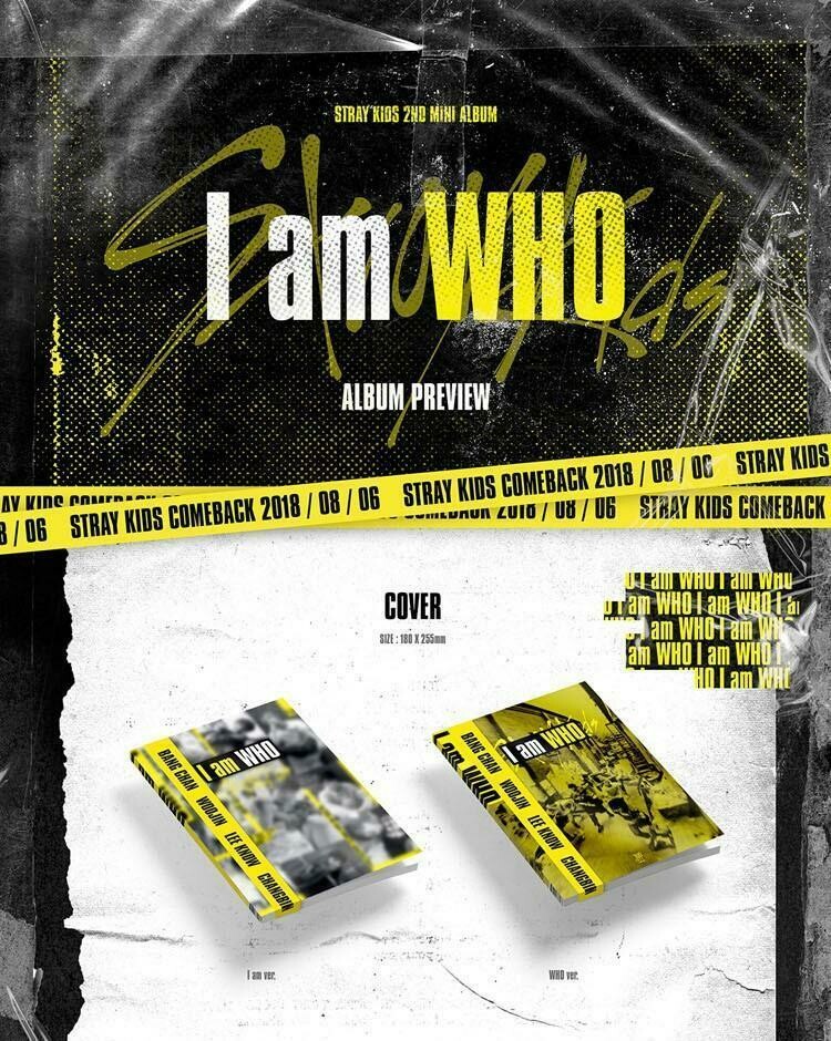 [I am WHO] Stray Kids 2nd Mini Album (Random ver)