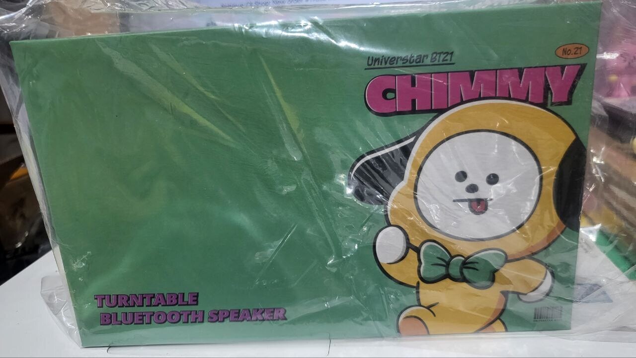 BT21 CHIMMY TURNTABLE BLUETOOTH SPEAKER