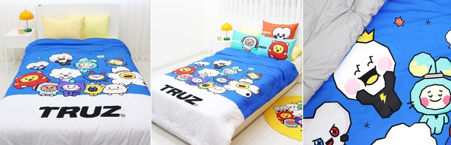 TRUZ BLUE COMFORTER (Queen size 200x150cm)