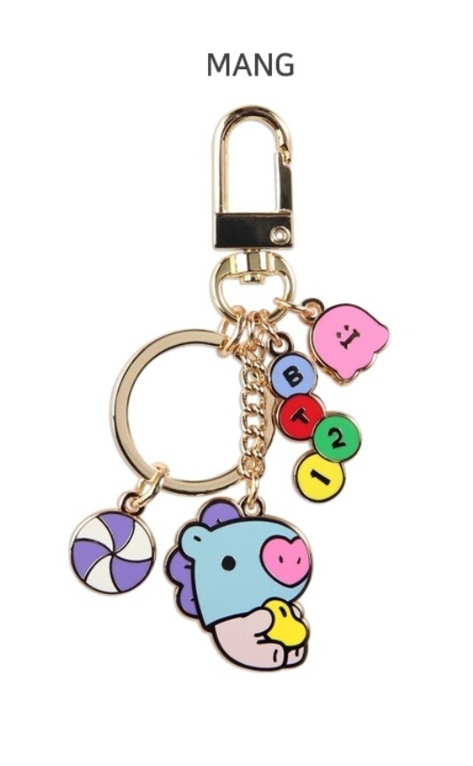 BT21 BABY METAL KEYRING (Jelly Candy), OPTION CHARACTER: MANG