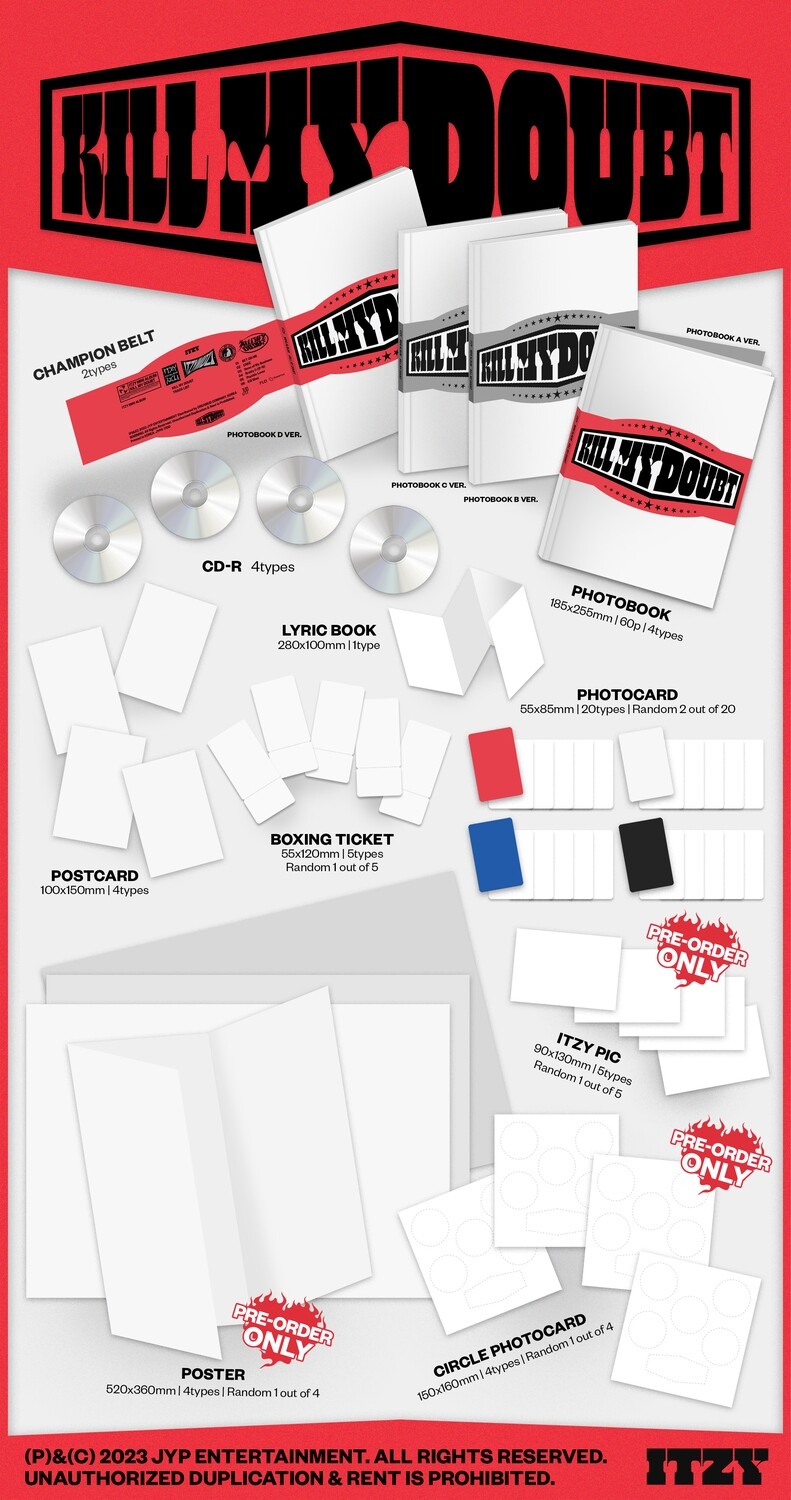 [KILL MY DOUBT] ITZY ALBUM (Ktown POB)