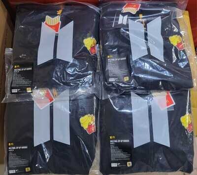 BTS X MCDO ZIP UP HOODIE