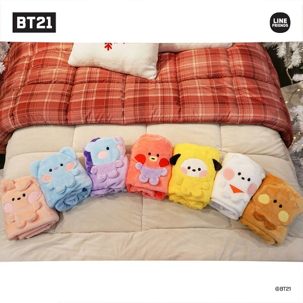 [MARCH BATCH] BT21 MININI DOLL BLANKET (90 x 60cm)