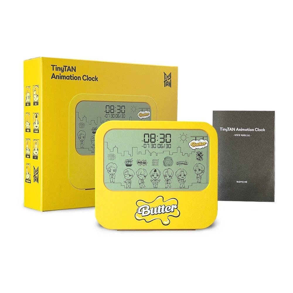 [APR BATCH] TINYTAN BUTTER ANIMATION DESK CLOCK