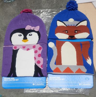 COLUMBIA BEANIE AND NECK GAITER (Infant 0s)
