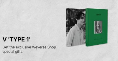 [TYPE 1] V PHOTOBOOK (WEVERSE)
