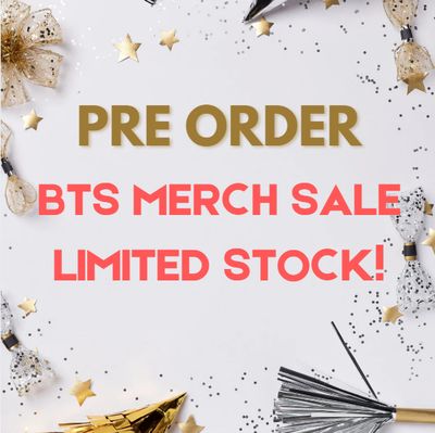 BTS MERCH SALE — LIMITED STOCK ONLY!