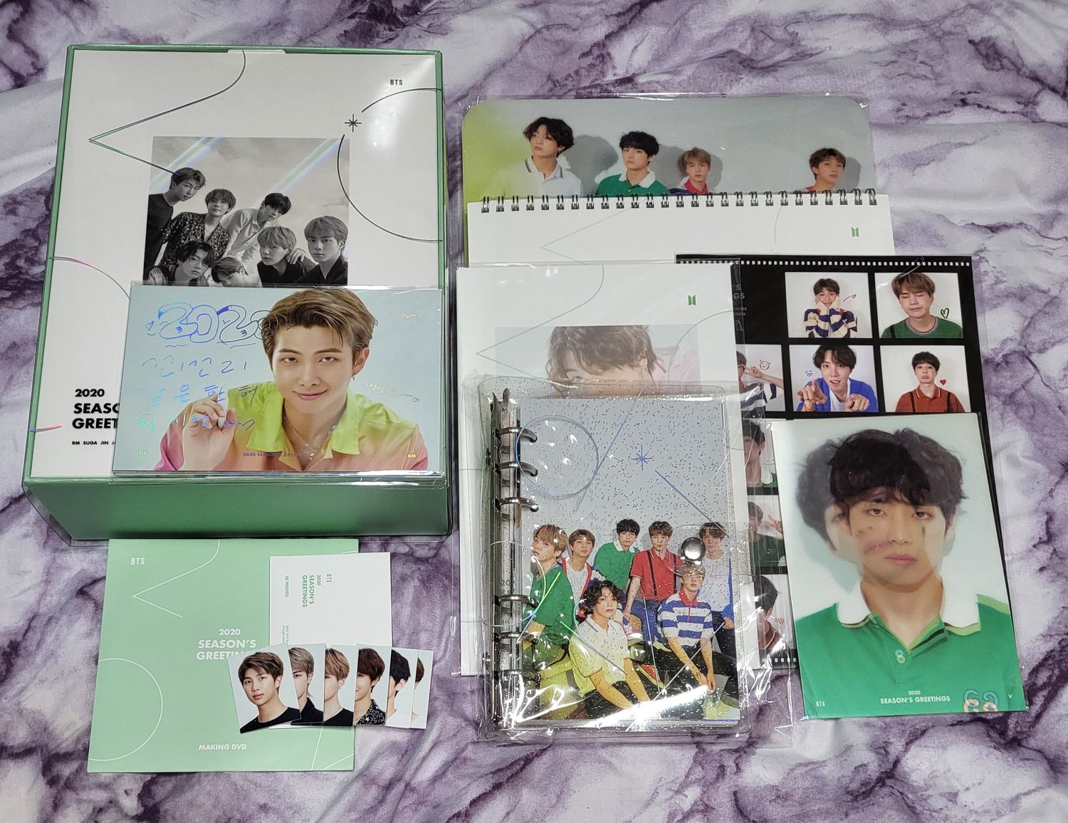 BTS 2020 Season's Greetings Full Set with Weverse POB Mouse Pad