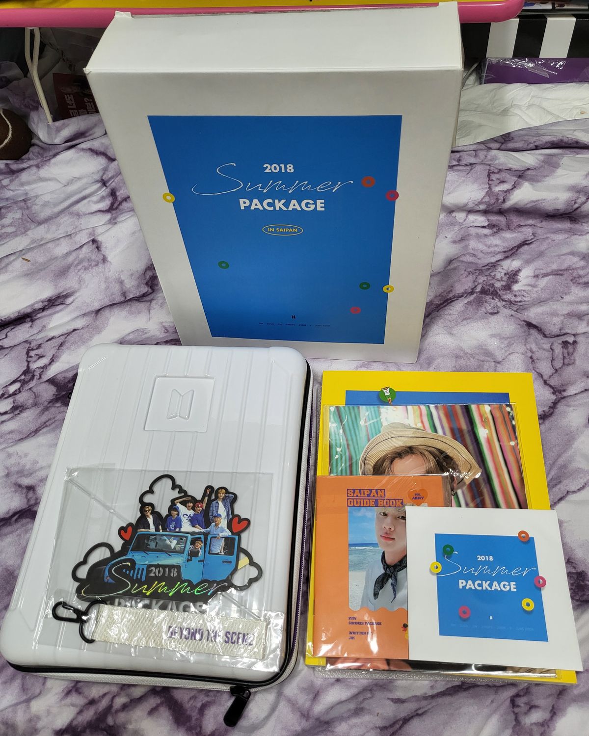 BTS 2018 Summer Package in Saipan (White Case Version) — Jin Guide Book