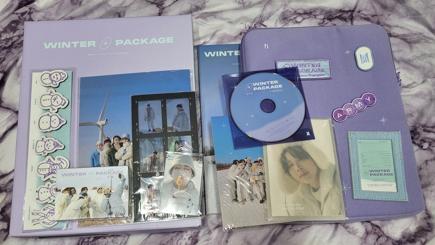 BTS 2021 Winter Package in Gangwon Full Set (V pc + Suga Film)