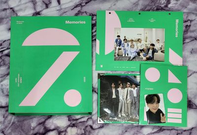 BTS Memories of 2020 DVD Full Set (Suga / Yoongi Photocard)