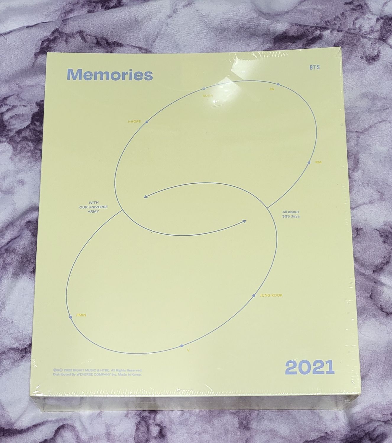 BTS Memories of 2021 Digital Code —  Sealed