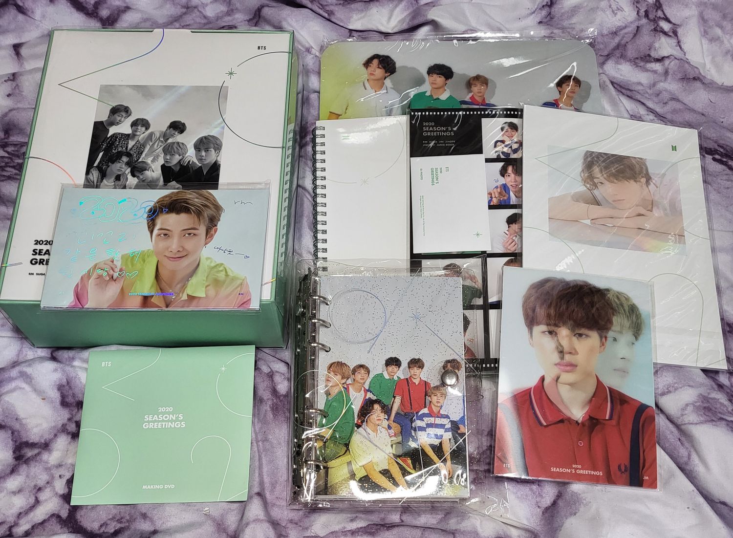 BTS 2020 Season's Greetings Full Set (Jimin Lenticular Photo)