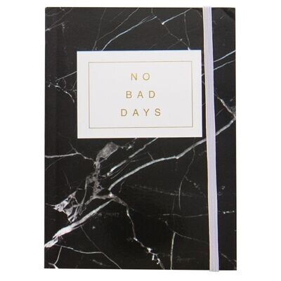 Black Marble No Bad Days Journal