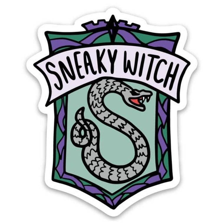 Harry Potter Slytherin Sneaky Witch Sticker