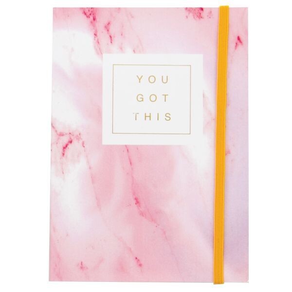 Pink Marble You Got This Journal