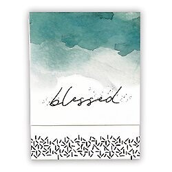 Blessed Pocket Notepad- Watercolor