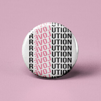Revolution Pinback Button