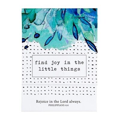 Find Joy in the Little Things Pocket Notepad