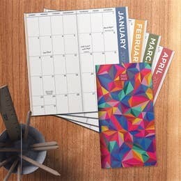 Kaleidoscope 2-Year Small Monthly Planner