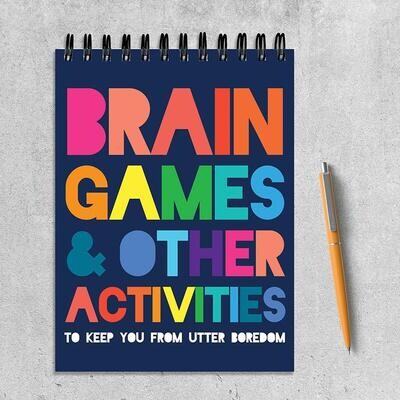 Brain Games Puzzle Book Spiral Puzzle Pad